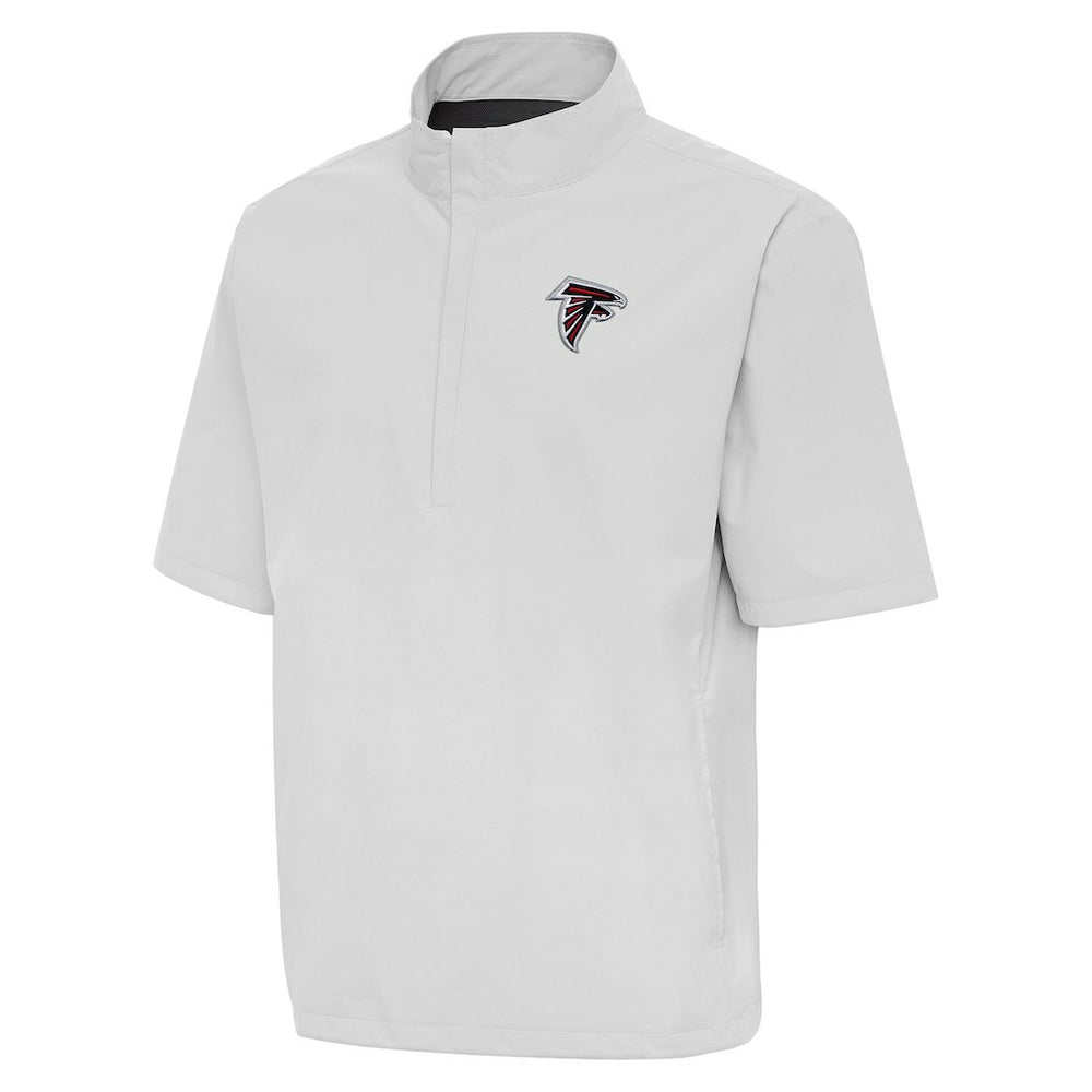 Atlanta Falcons  Antigua Brisk Short Sleeve Quarter-Zip Windshirt