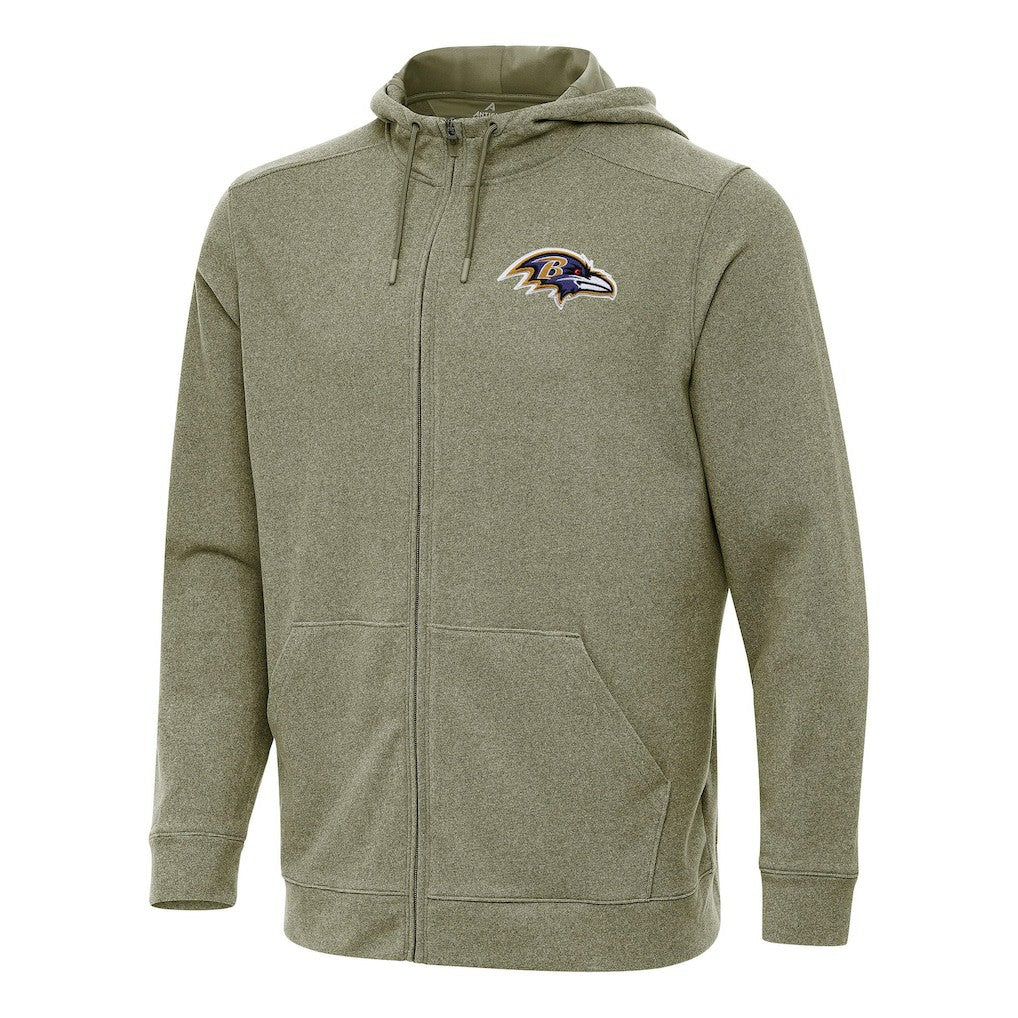 Baltimore Ravens  Antigua Effortless Full-Zip Hoodie