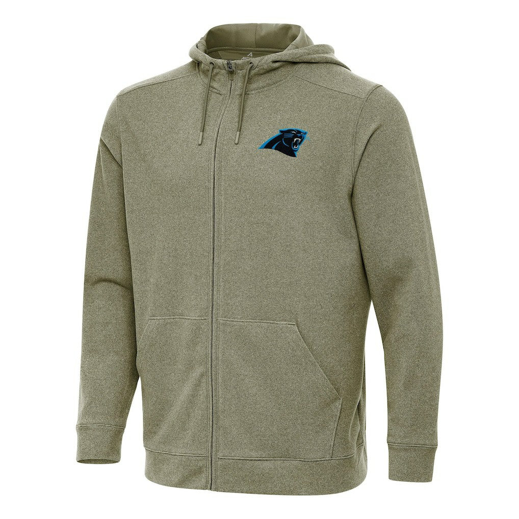 Carolina Panthers  Antigua Effortless Full-Zip Hoodie