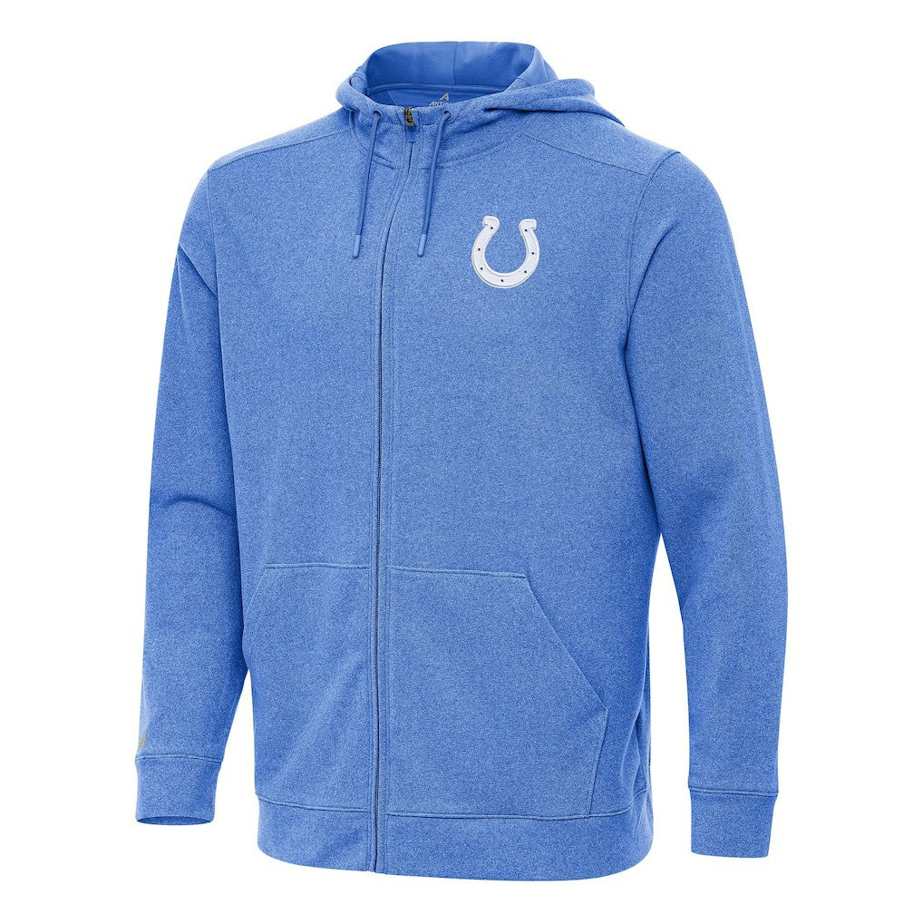 Indianapolis Colts  Antigua Effortless Full-Zip Hoodie