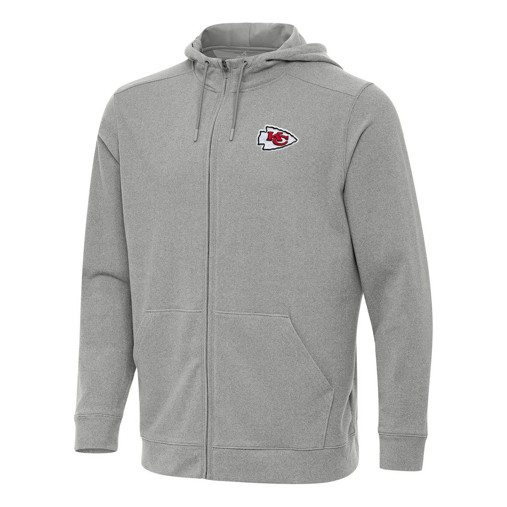 Kansas City Chiefs  Antigua Effortless Full-Zip Hoodie