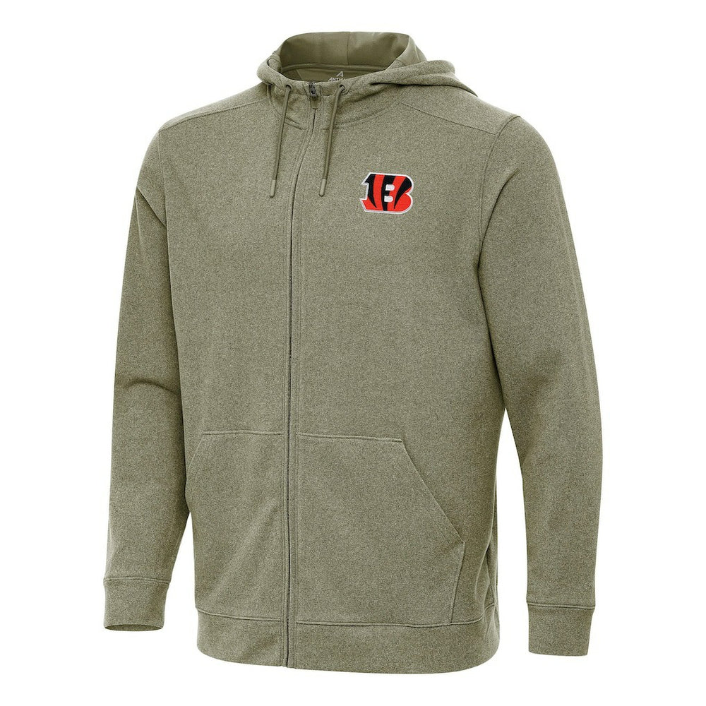 Cincinnati Bengals  Antigua Effortless Full-Zip Hoodie
