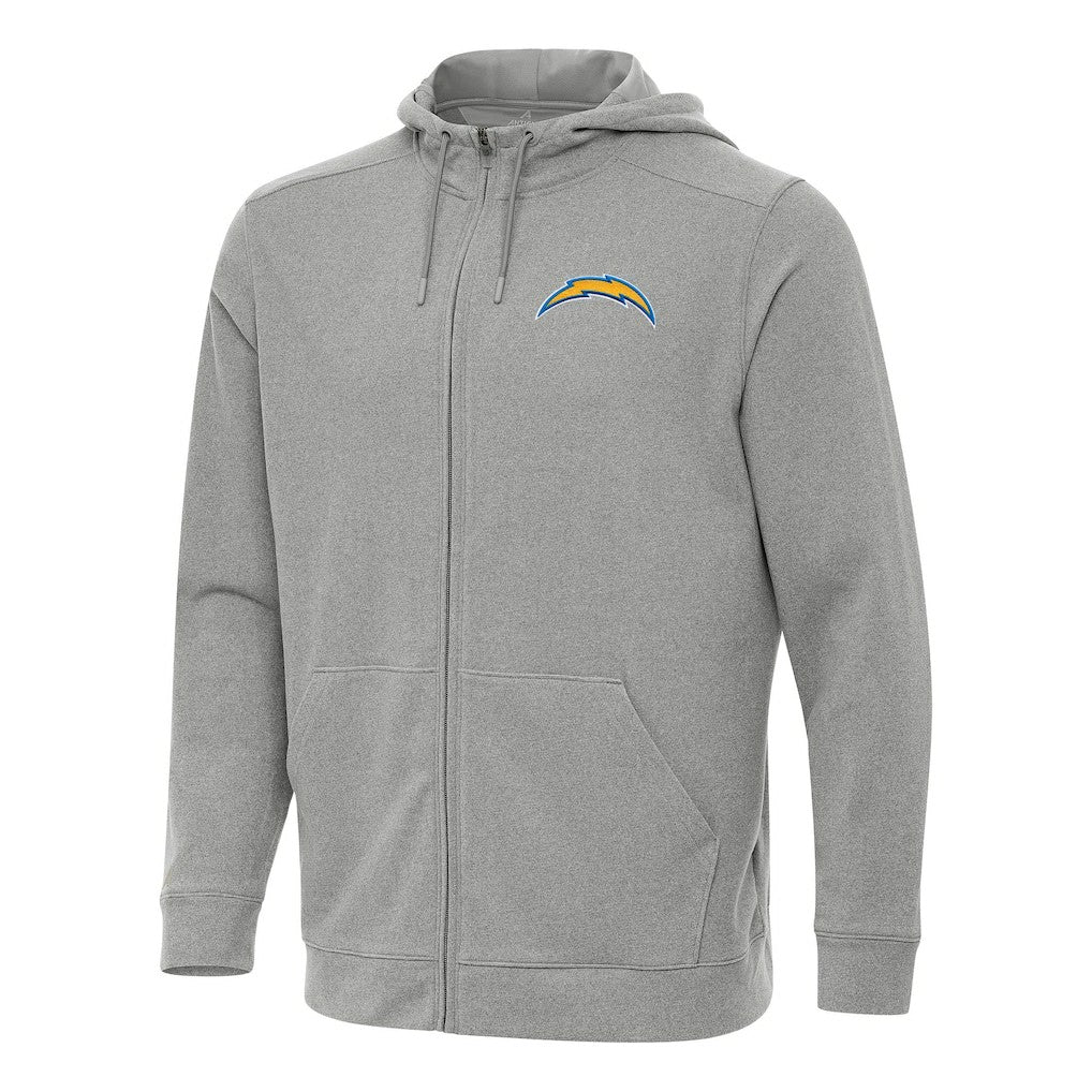 Los Angeles Chargers  Antigua Effortless Full-Zip Hoodie