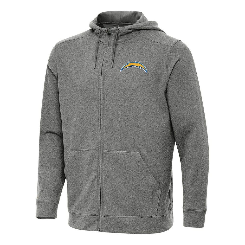 Los Angeles Chargers  Antigua Effortless Full-Zip Hoodie