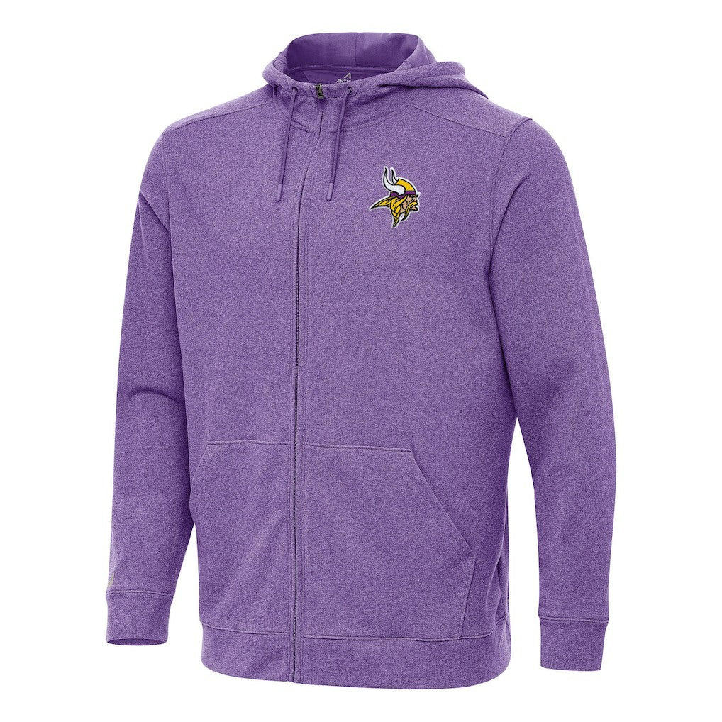 Minnesota Vikings  Antigua Effortless Full-Zip Hoodie