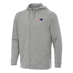 New England Patriots  Antigua Effortless Full-Zip Hoodie