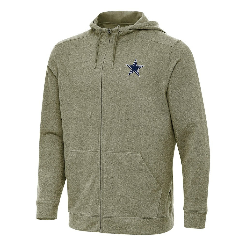 Dallas Cowboys  Antigua Effortless Full-Zip Hoodie