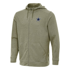 Dallas Cowboys  Antigua Effortless Full-Zip Hoodie