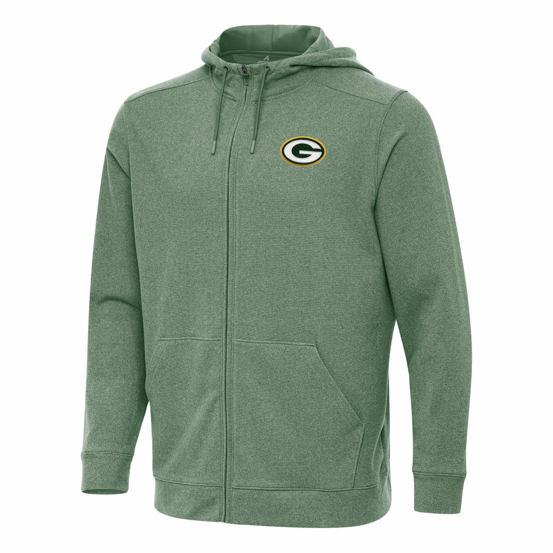 Green Bay Packers  Antigua Effortless Full-Zip Hoodie