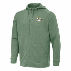 Green Bay Packers  Antigua Effortless Full-Zip Hoodie