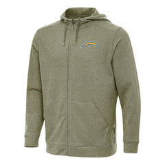 Los Angeles Chargers  Antigua Effortless Full-Zip Hoodie