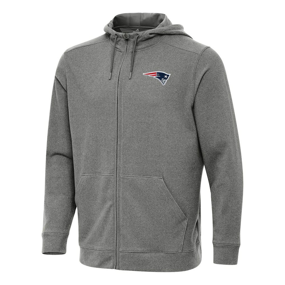 New England Patriots  Antigua Effortless Full-Zip Hoodie