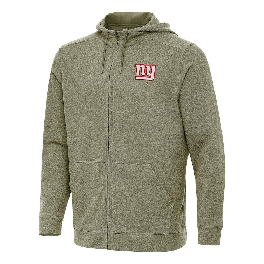 New York Giants  Antigua Effortless Full-Zip Hoodie