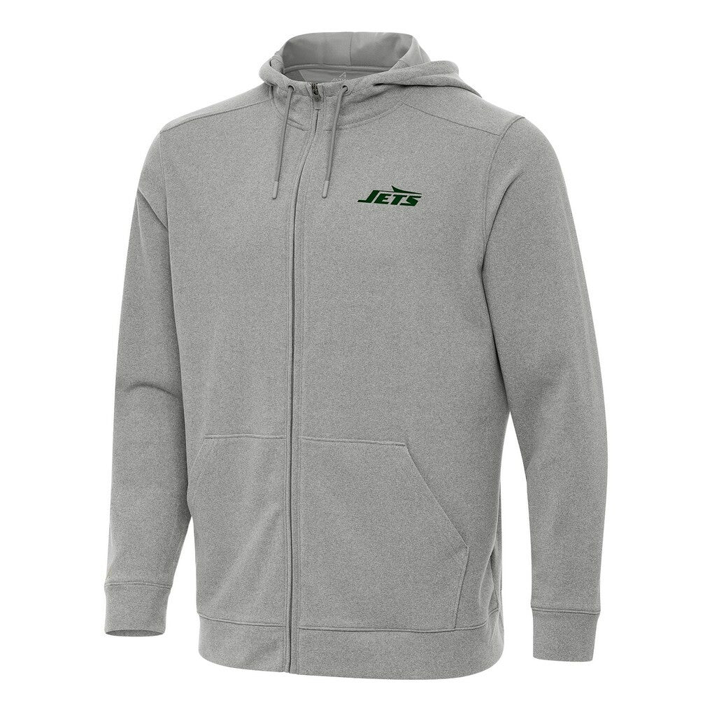 New York Jets  Antigua Effortless Full-Zip Hoodie