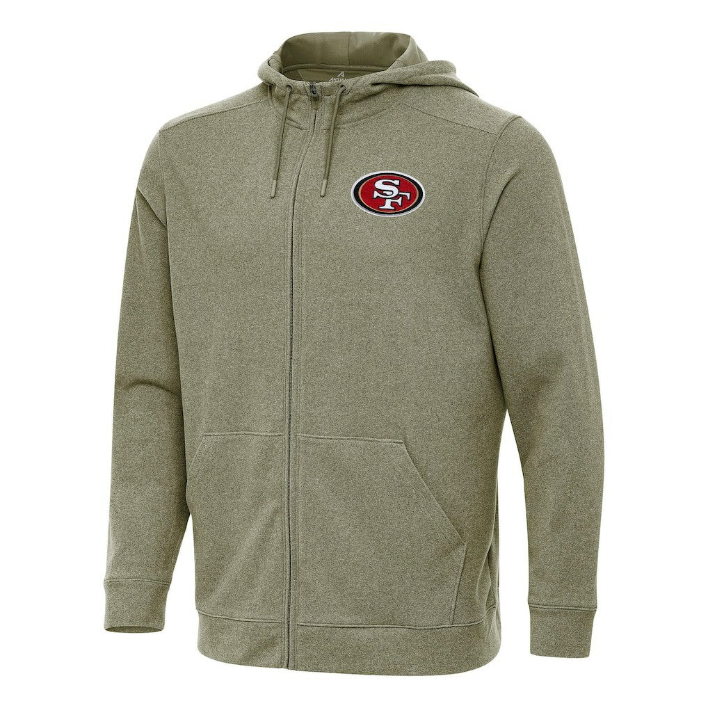 San Francisco 49ers  Antigua Effortless Full-Zip Hoodie