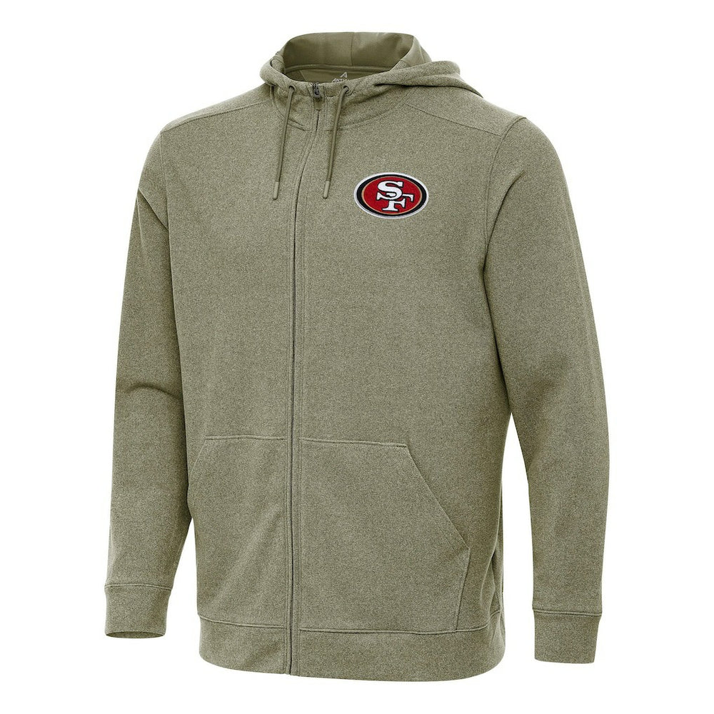 San Francisco 49ers  Antigua Effortless Full-Zip Hoodie