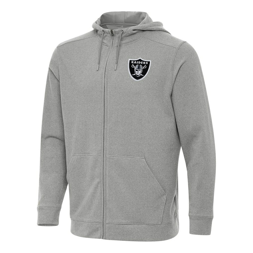 Las Vegas Raiders  Antigua Effortless Full-Zip Hoodie