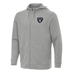 Las Vegas Raiders  Antigua Effortless Full-Zip Hoodie