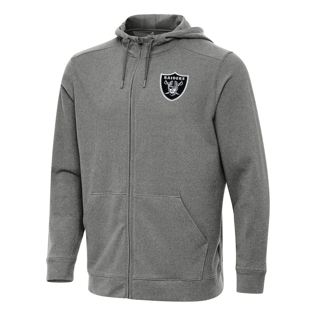 Las Vegas Raiders  Antigua Effortless Full-Zip Hoodie
