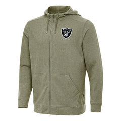 Las Vegas Raiders  Antigua Effortless Full-Zip Hoodie