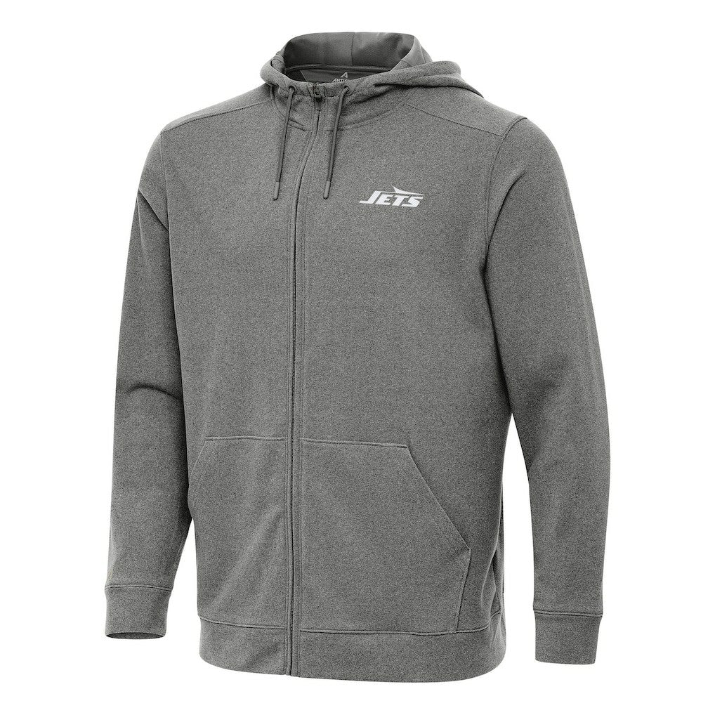 New York Jets  Antigua Effortless Full-Zip Hoodie