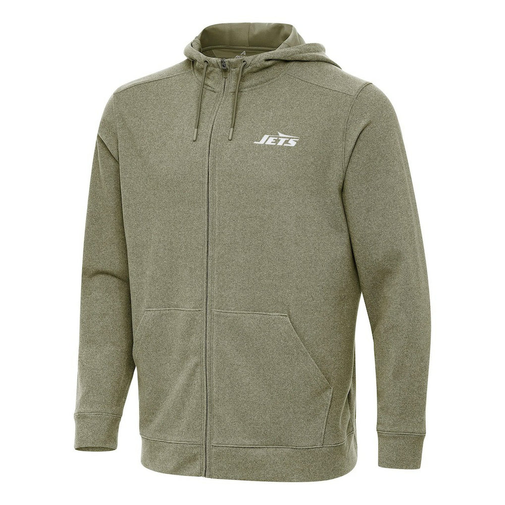 New York Jets  Antigua Effortless Full-Zip Hoodie