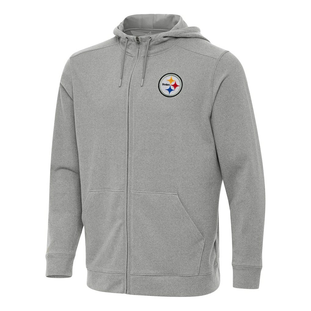 Pittsburgh Steelers  Antigua Effortless Full-Zip Hoodie