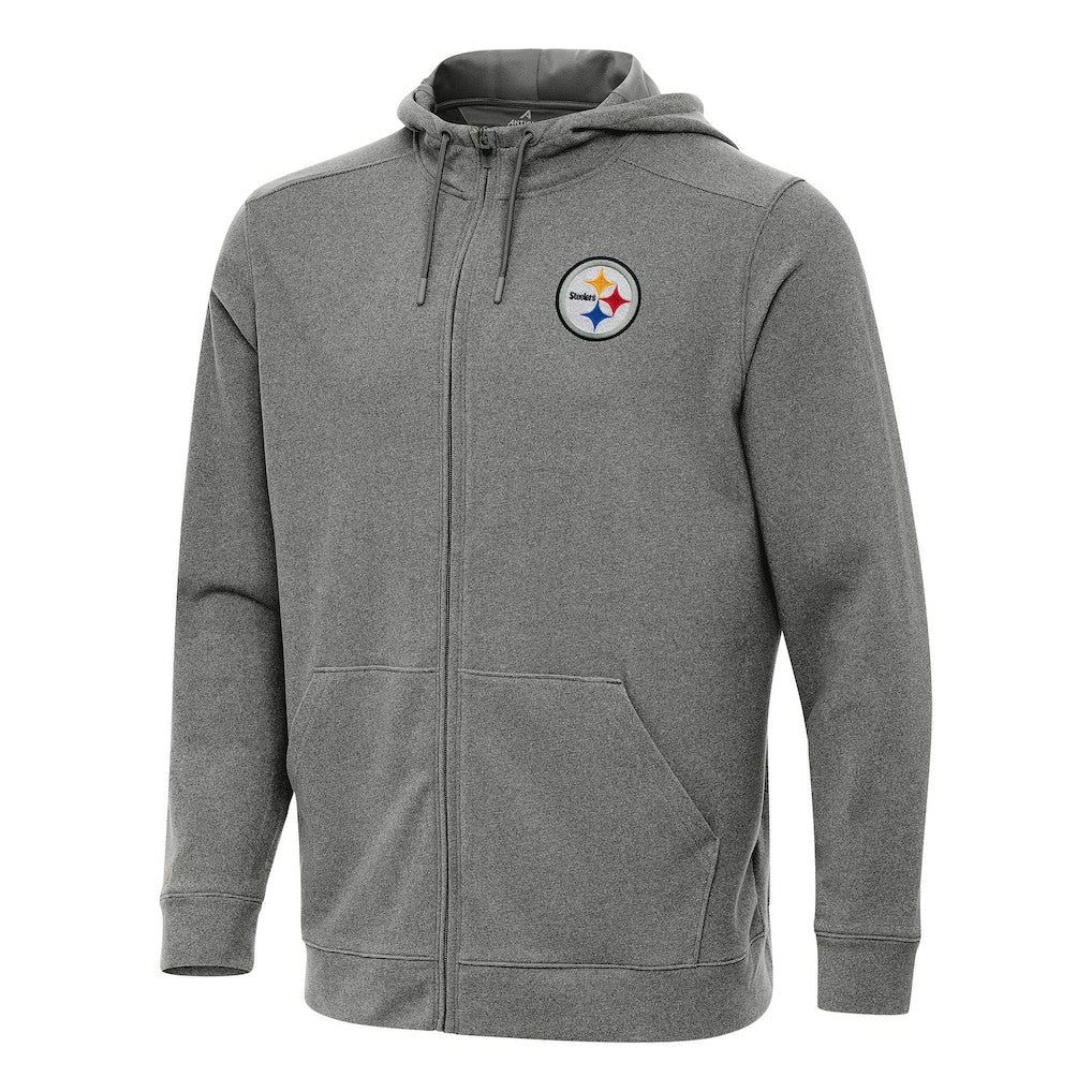 Pittsburgh Steelers  Antigua Effortless Full-Zip Hoodie