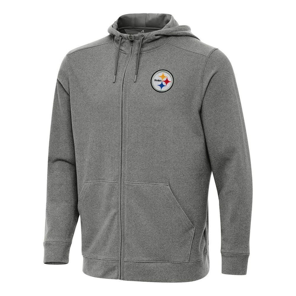 Pittsburgh Steelers  Antigua Effortless Full-Zip Hoodie