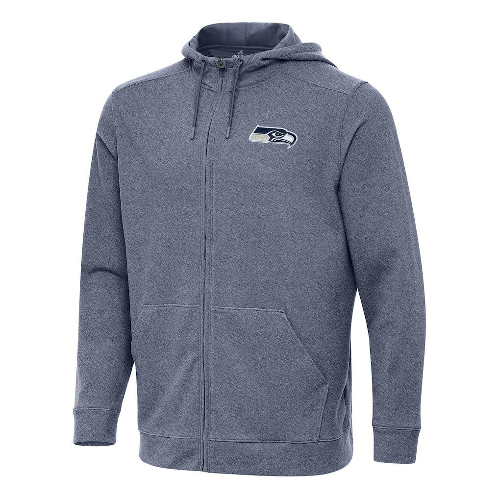 Seattle Seahawks  Antigua Effortless Full-Zip Hoodie