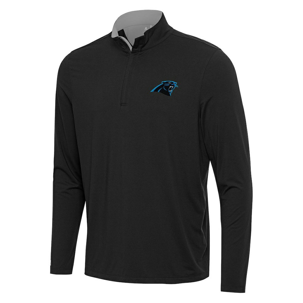 Carolina Panthers  Antigua Content Quarter-Zip Pullover Top
