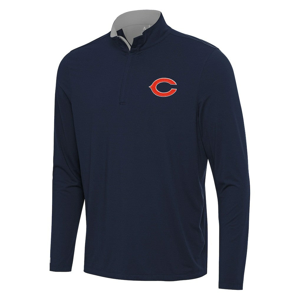 Chicago Bears  Antigua Content Quarter-Zip Pullover Top