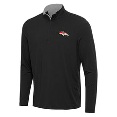 Denver Broncos  Antigua Content Quarter-Zip Pullover Top