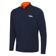 Denver Broncos  Antigua Content Quarter-Zip Pullover Top