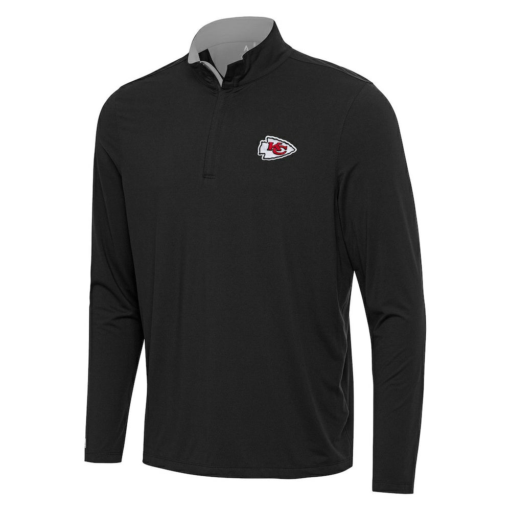 Kansas City Chiefs  Antigua Content Quarter-Zip Pullover Top