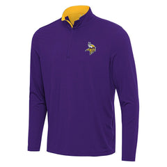 Minnesota Vikings  Antigua Content Quarter-Zip Pullover Top