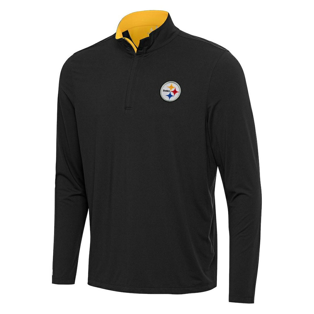 Pittsburgh Steelers  Antigua Content Quarter-Zip Pullover Top