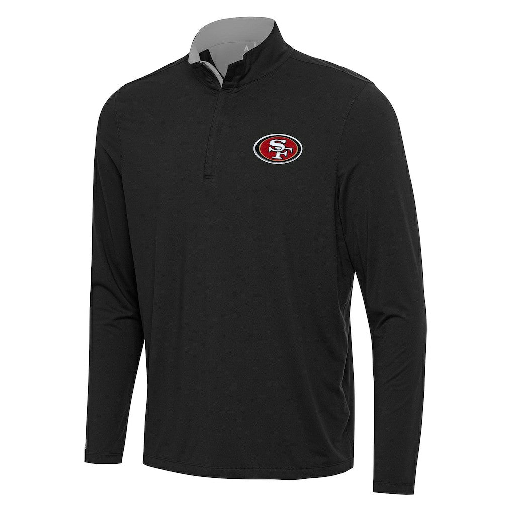San Francisco 49ers  Antigua Content Quarter-Zip Pullover Top
