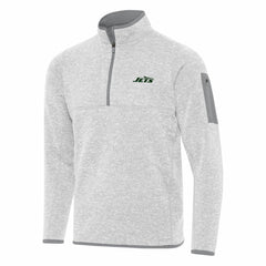 New York Jets  Antigua Fortune Quarter-Zip Pullover Jacket
