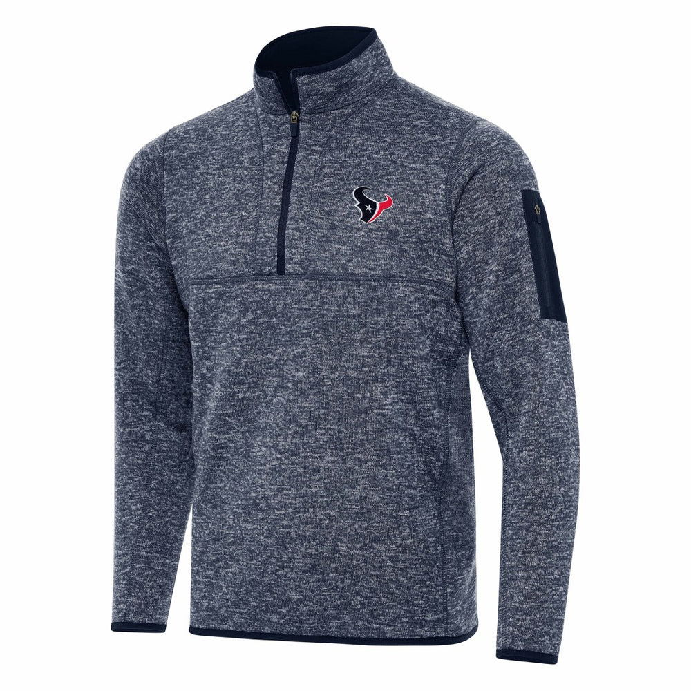 Houston Texans  Antigua Fortune Quarter-Zip Pullover Jacket