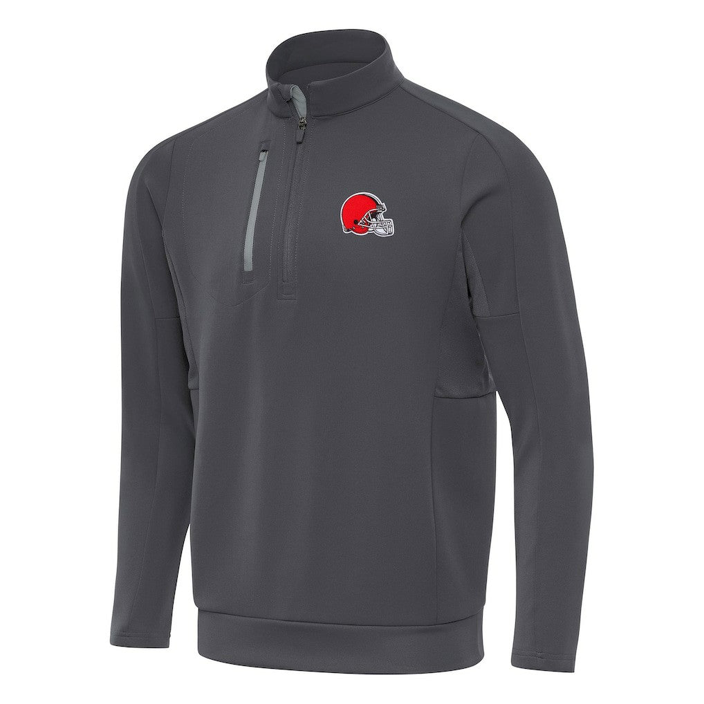 Cleveland Browns  Antigua Generation Quarter-Zip Pullover Top