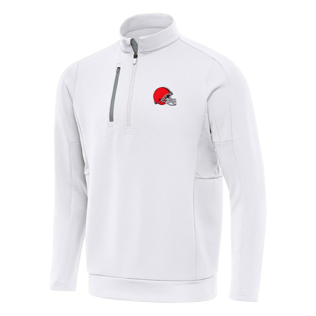 Cleveland Browns  Antigua Generation Quarter-Zip Pullover Top