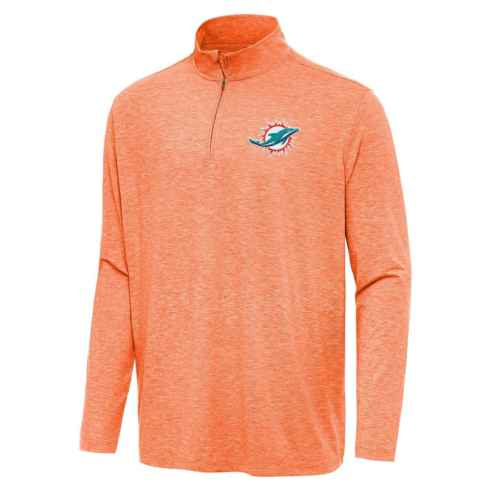 Miami Dolphins  Antigua Hunk Quarter-Zip Jacket
