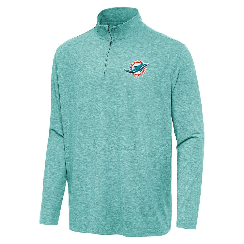 Miami Dolphins  Antigua Hunk Quarter-Zip Jacket