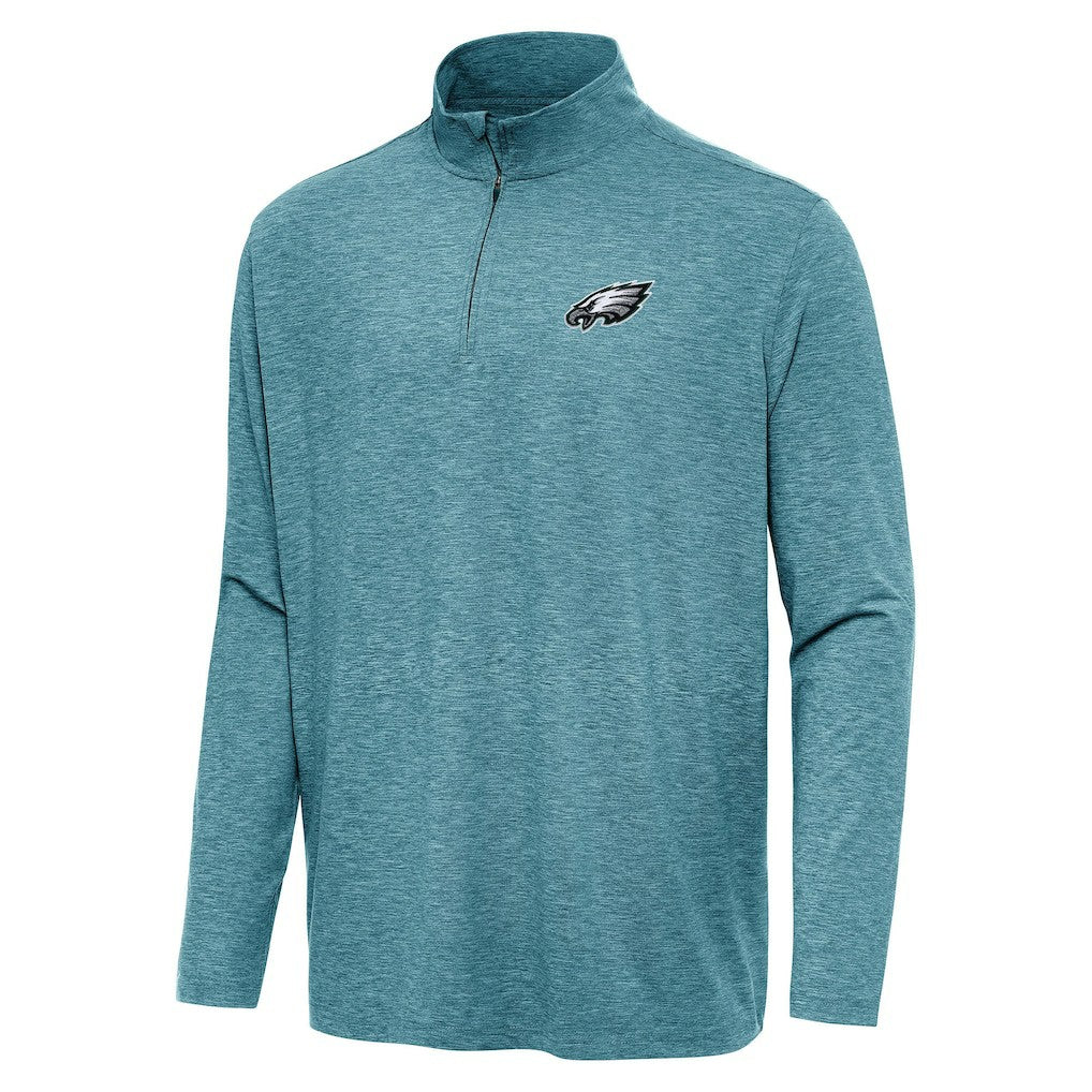 Philadelphia Eagles  Antigua Hunk Quarter-Zip Jacket