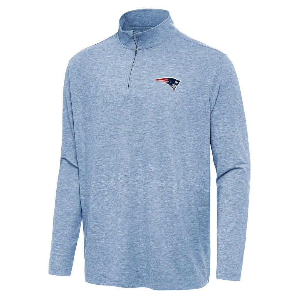 New England Patriots  Antigua Hunk Quarter-Zip Jacket