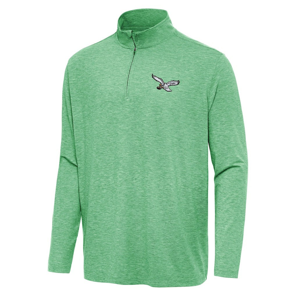 Philadelphia Eagles  Antigua Hunk Quarter-Zip Jacket