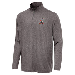 Cleveland Browns  Antigua Hunk Quarter-Zip Jacket