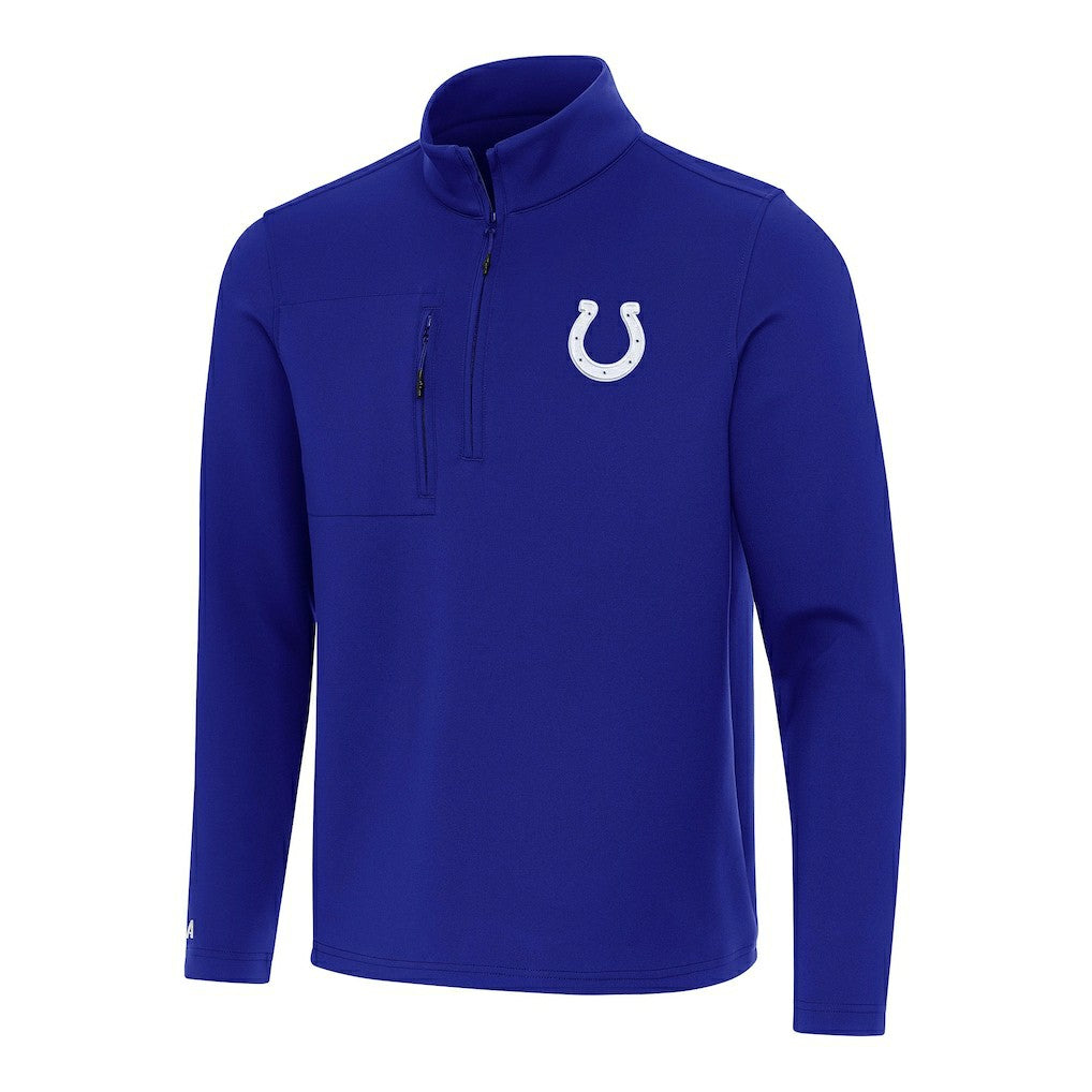 Indianapolis Colts  Antigua Insider Quarter-Zip Pullover Top