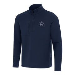 Dallas Cowboys  Antigua Insider Quarter-Zip Pullover Top
